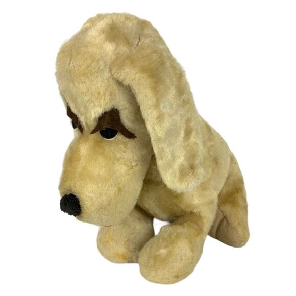 Rushton 1960s Golden Retriever Plush Puppy Dog With Floppy Ears 13 inch - Picture 2 of 11